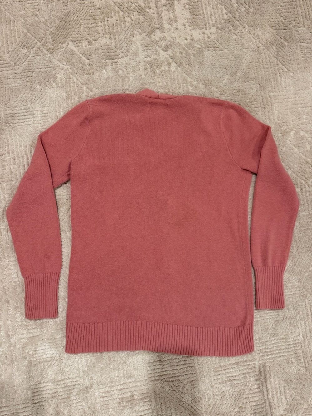 Hollister Pink Button Front Cardigan Sweater Size Medium Y2K Layering - Picture 6 of 6